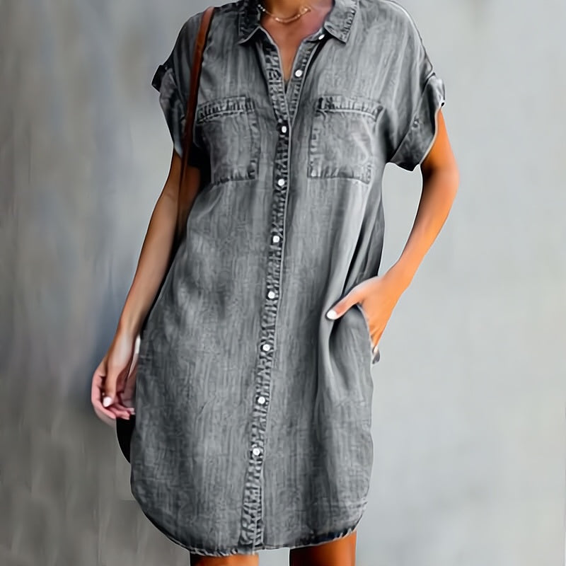 Susan — Button-Up Shirt Dress