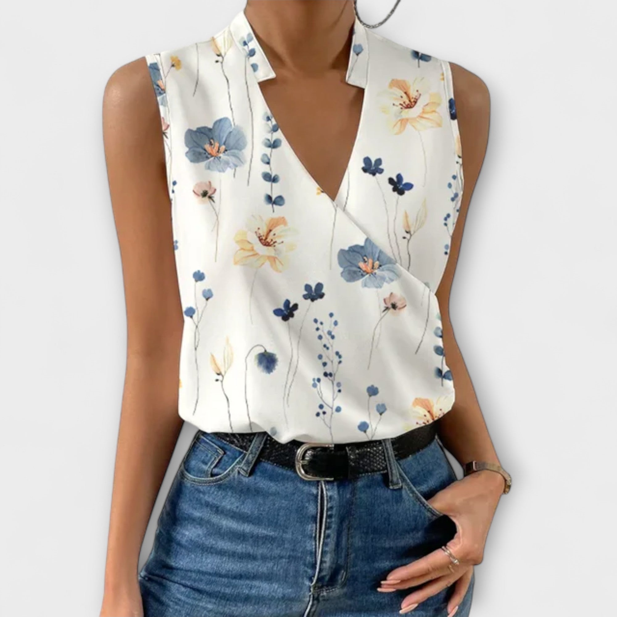 Caoimhe — Sophisticated V-neck Top