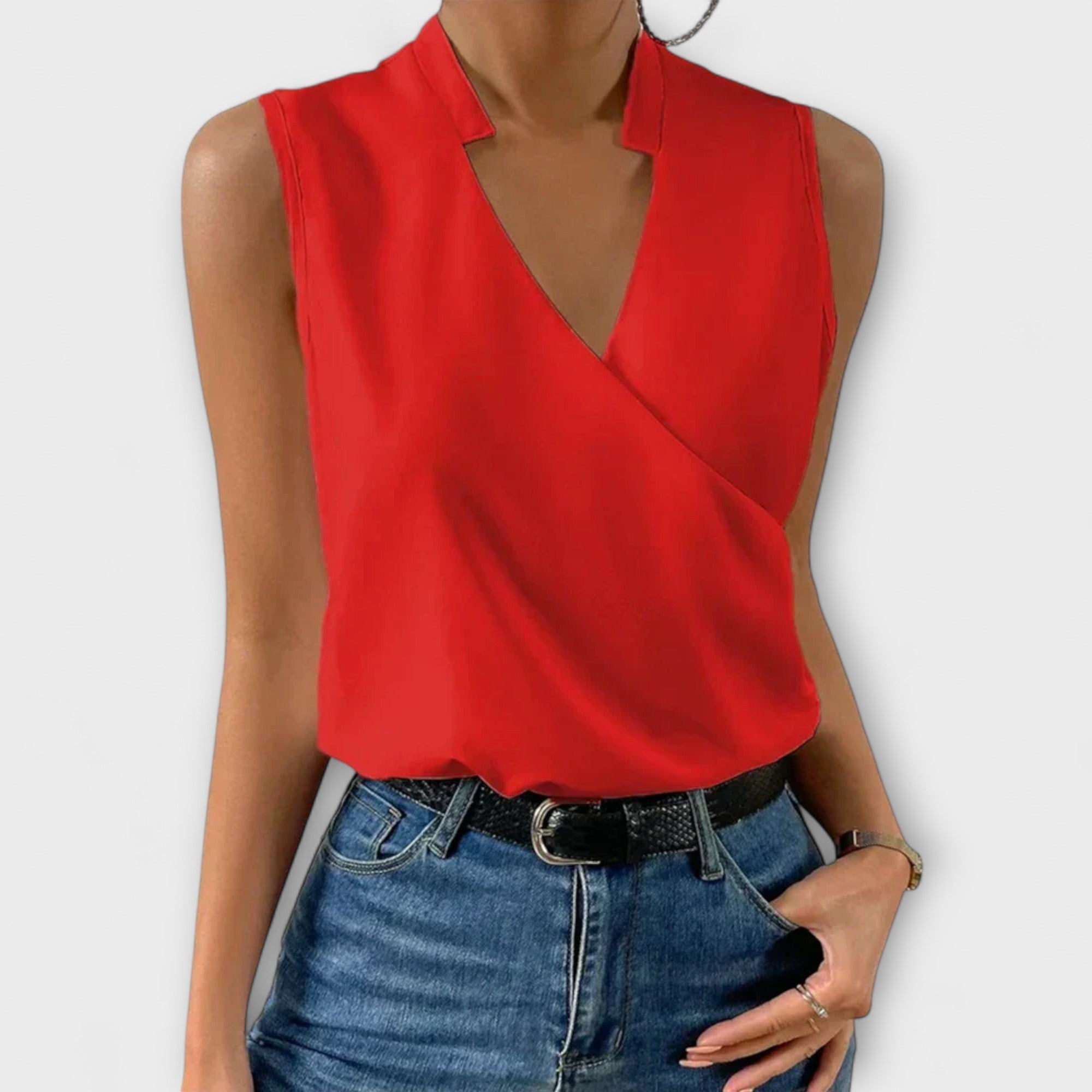 Caoimhe — Sophisticated V-neck Top