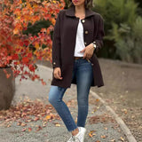 Daisy — Classic Button-Down Oversized Coat