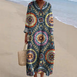 Deborah — Boho Dress with Ethnic Print