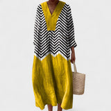 Mia — Elegant Geometric Dress