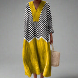 Mia — Elegant Geometric Dress