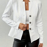 Aoife — Sculpted Button Jacket