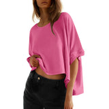 Sarah — Women Classic Oversized Loose-Fit Tee
