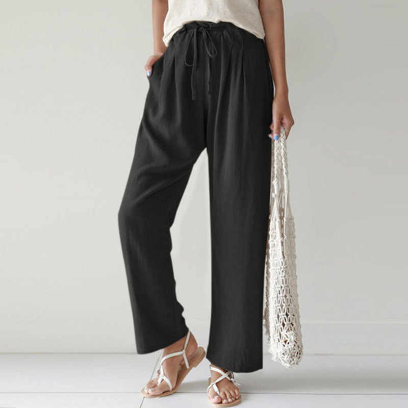 Caroline — Relax Trousers with Drawstring