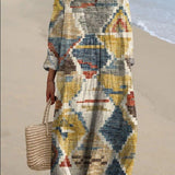 Doireann — Bohemian-Inspired Dress with Ethnic Prints