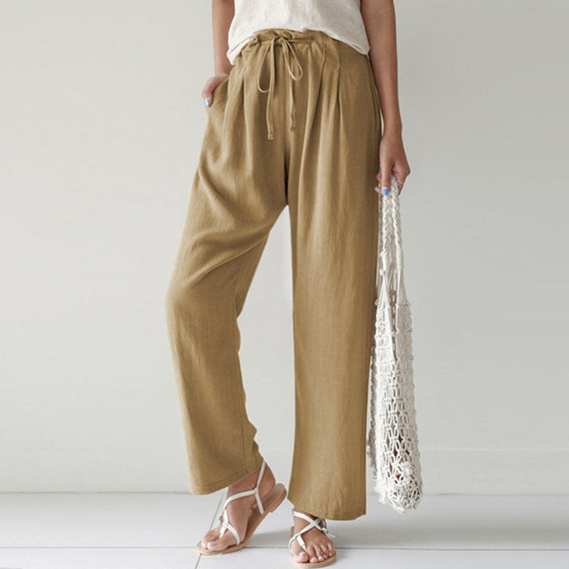 Caroline — Relax Trousers with Drawstring