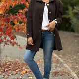 Daisy — Classic Button-Down Oversized Coat
