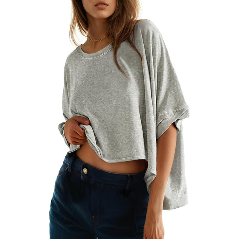 Sarah — Women Classic Oversized Loose-Fit Tee