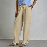 Bernadette — Relaxed Trousers with Buttons