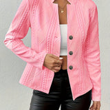 Aoife — Sculpted Button Jacket