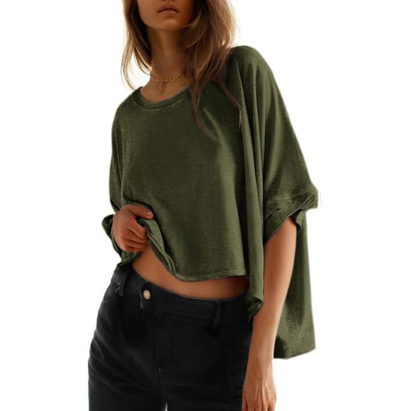 Sarah — Women Classic Oversized Loose-Fit Tee