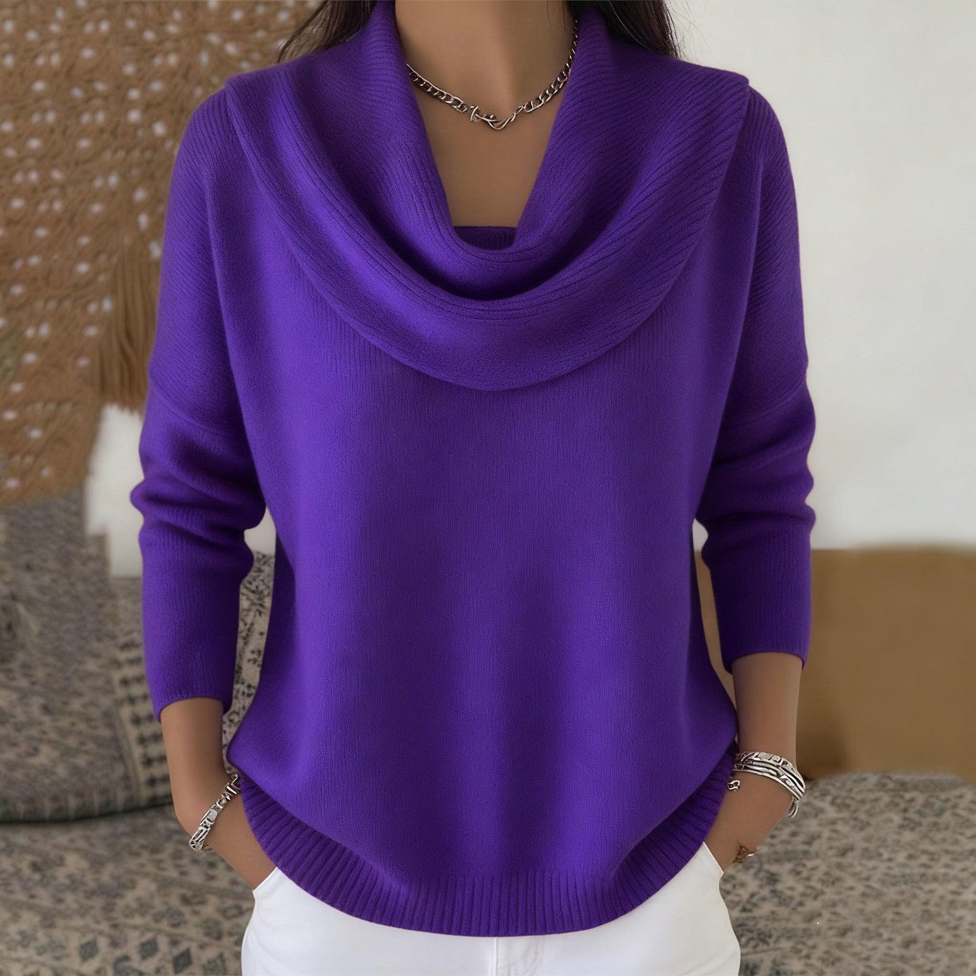Fíadh — Cowl-Neck Jumper