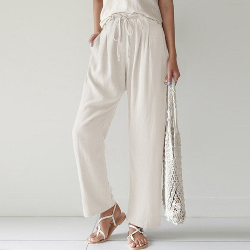 Caroline — Relax Trousers with Drawstring