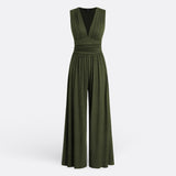 Emily — Chic Sleeveless Jumpsuit with Wide Legs