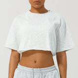 Eimear — Women Relaxed Fit Crop Tee