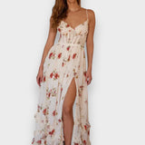 Kathleen — Floral Pattern Midi Dress
