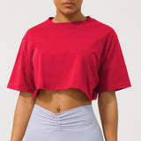 Eimear — Women Relaxed Fit Crop Tee