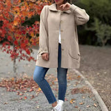 Daisy — Classic Button-Down Oversized Coat