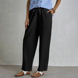 Bernadette — Relaxed Trousers with Buttons
