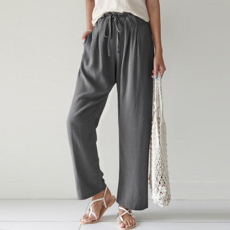 Caroline — Relax Trousers with Drawstring