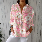 Jennifer — Elegant Floral Shirt