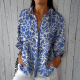 Laura — Garden Shirt with Birds