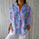 Éabha — Lightweight Floral Shirt Garden