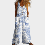 Florence — Flowing Printed Jumpsuit