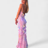 Treasa — Long Dress with Ruffles
