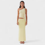 Orla — Asymmetrical Maxi Dress