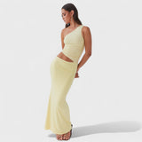 Orla — Asymmetrical Maxi Dress
