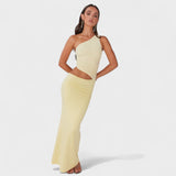Orla — Asymmetrical Maxi Dress