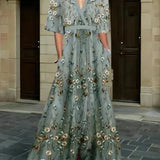 Ella — Elegant Floral Maxi Dress