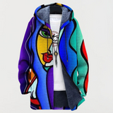 Theresa — Jacket with Colourful Graphic