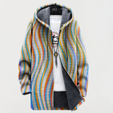 Sandra — Jacket with Wavy Stripes