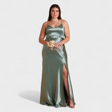 Diana — Long Satin Dress