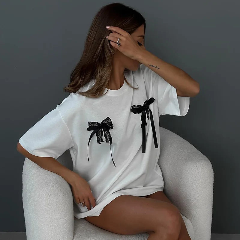 Kate — Women Cute & Comfy Bow Tee