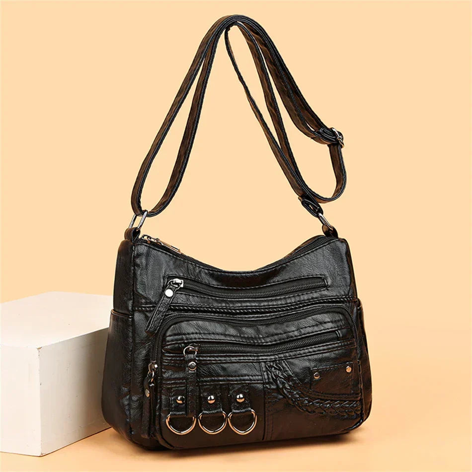 Elaine — Timeless Multi-Layer Crossbody Bag