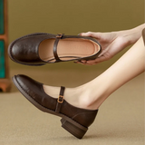 Isabelle — Classic Comfort Mary Janes Made Of Leather