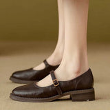 Isabelle — Classic Comfort Mary Janes Made Of Leather