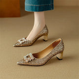 Paula — Glitter Pumps