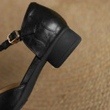 Aoife — Leather Mary Janes