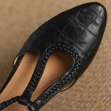 Aoife — Leather Mary Janes