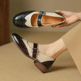 Isla — Leather Mary Janes