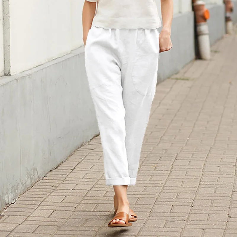 Amelia — Wide Trousers with Pockets
