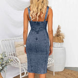 Charlotte — Elegant Denim Dress