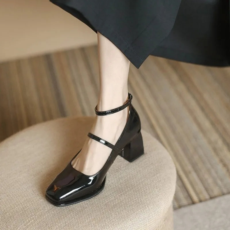 Siobhán — Elegant Ankle-Strap Pumps