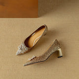 Paula — Glitter Pumps